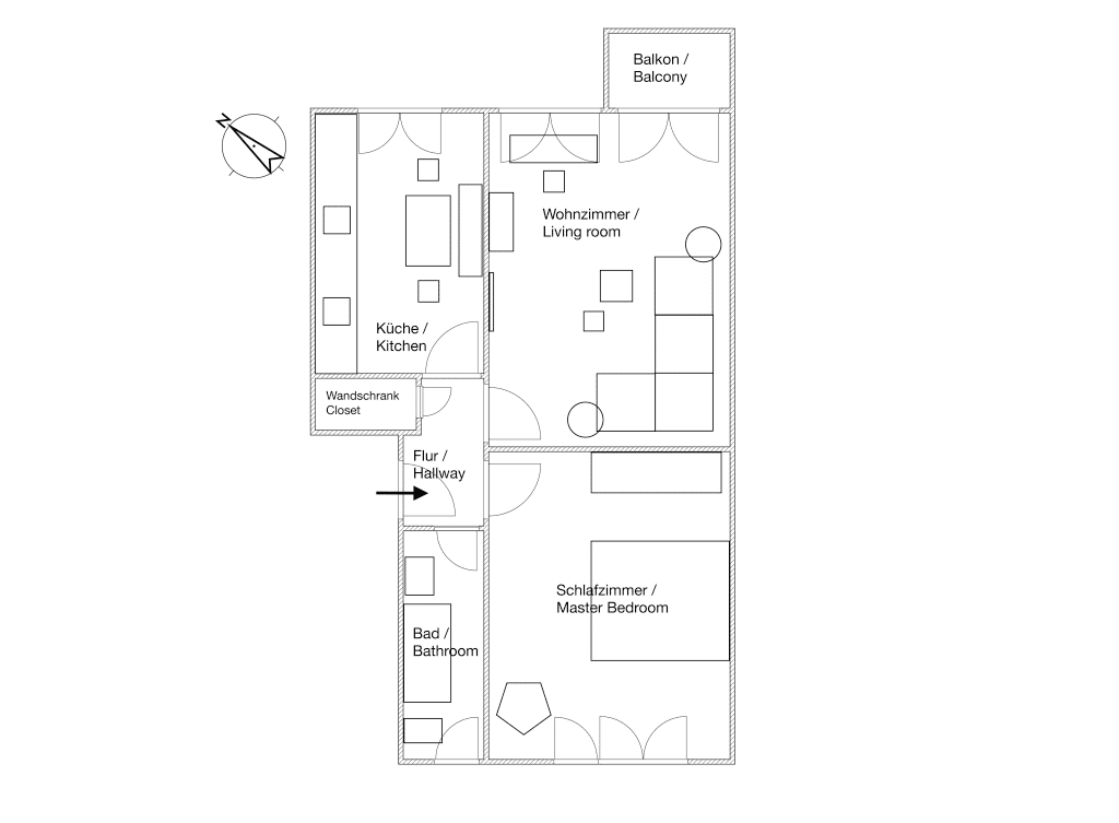 Wohnung zur Miete Wohnen auf Zeit 1.780 € 2 Zimmer 60 m²<br/>Wohnfläche 01.02.2025<br/>Verfügbarkeit Mörchinger Straße Zehlendorf Berlin 14169