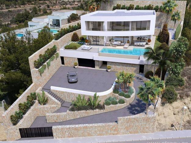 Villa zum Kauf provisionsfrei 2.150.000 € 5 Zimmer 335 m² 1.042 m² Grundstück Partida Empedrola II 1L Calp 03710