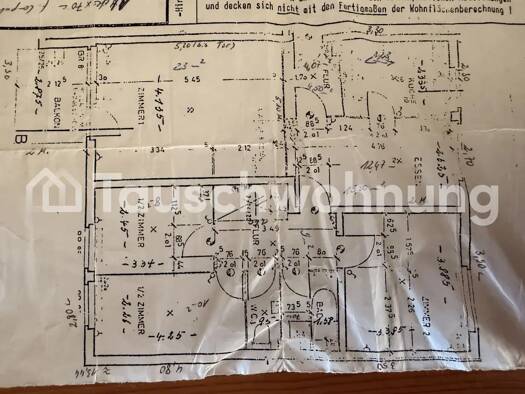 Wohnung zur Miete Tauschwohnung 540 € 4 Zimmer 91 m² 6. Geschoss Tegel Berlin 13469