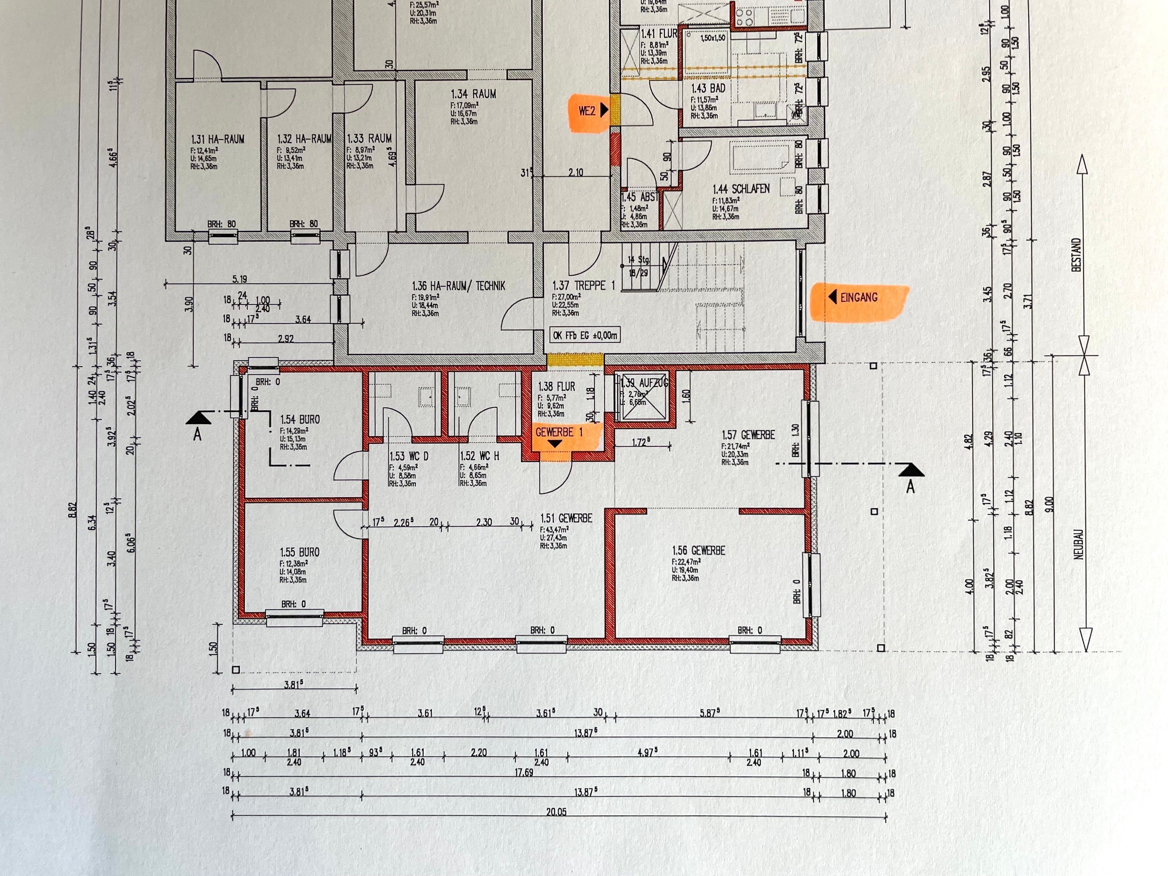 Bürofläche zur Miete provisionsfrei 8 € 5 Zimmer 121 m²<br/>Bürofläche Madlow Cottbus 03050