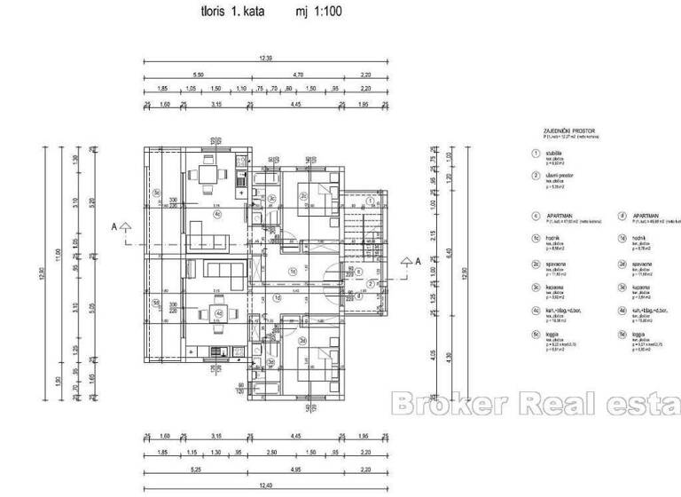 Studio zum Kauf 180.000 € 1 Zimmer 47 m² Rab