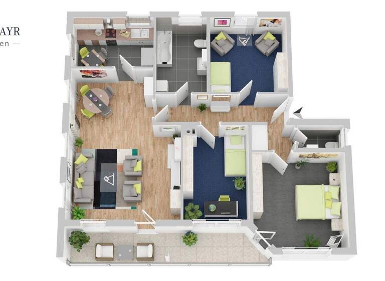 Wohnung zum Kauf 330.000 € 4 Zimmer 106,6 m² 1. Geschoss Westendorf 87679