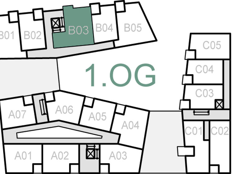 Wohnung zum Kauf provisionsfrei 329.360 € 2 Zimmer 70,8 m² 1. Geschoss Melle-Mitte Melle 49324