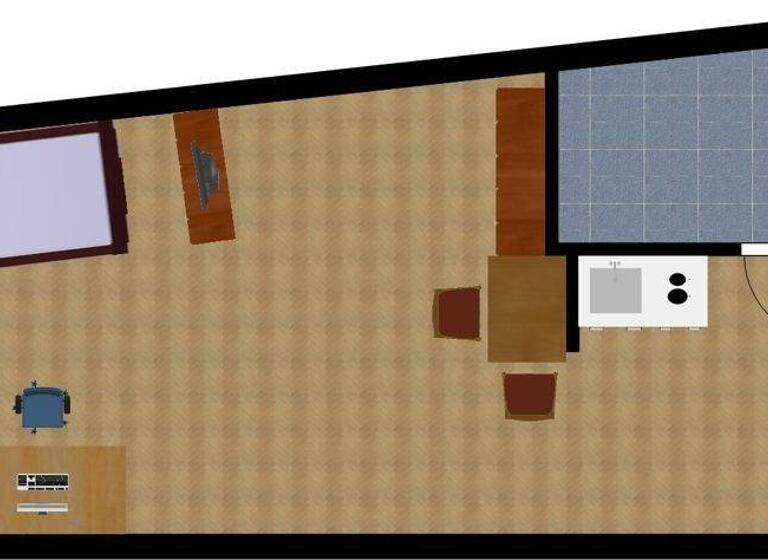 Studio zur Miete 305 € 1 Zimmer 20,2 m² EG frei ab sofort Neuburger Straße 31 a Haidenhof-Nord Passau 94032