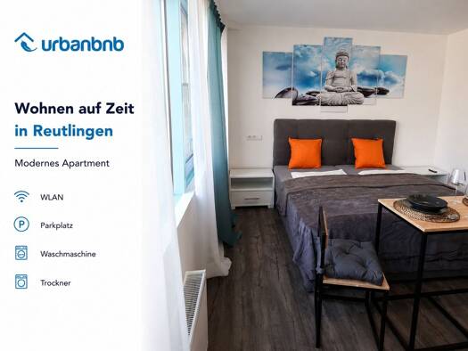 Wohnung zur Miete auf Zeit 940 € 1 Zimmer 24 m² frei ab 30.10.2026 Am Echazufer Innenstadt Reutlingen 72764
