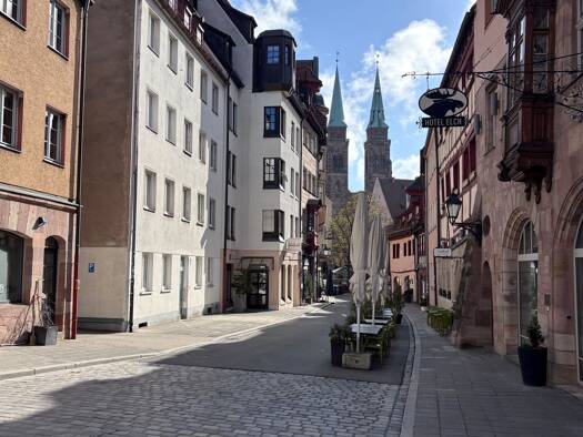 Studio zur Miete 505 € 1 Zimmer 26 m² Geschoss 2/4 frei ab sofort Sebald Nürnberg 90403