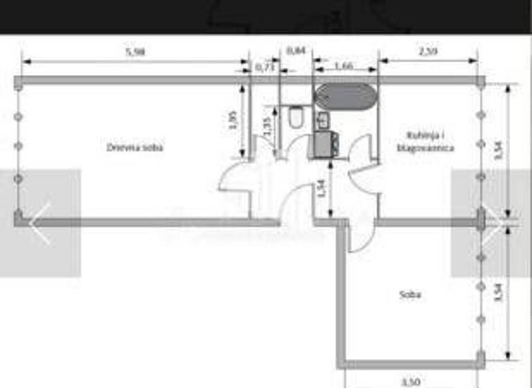 Wohnung zur Miete 650 € 3 Zimmer 56 m² 6. Geschoss Zaprude, Novi Zagreb - Istok Utrina - Travno - Sopot