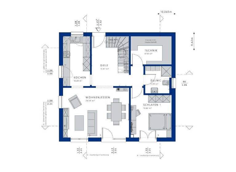 Einfamilienhaus zum Kauf provisionsfrei 533.500 € 5 Zimmer 155 m² 880 m² Grundstück Auerbach Auerbach/Vogtland 08209
