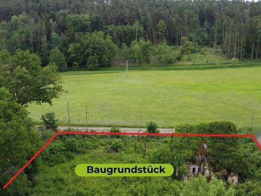 Grundstück zum Kauf provisionsfrei 120.350 € 290 m² Grundstück Baugenehmigung vorhanden Puschendorfer Straße 9 Kirchfembach Langenzenn 90579
