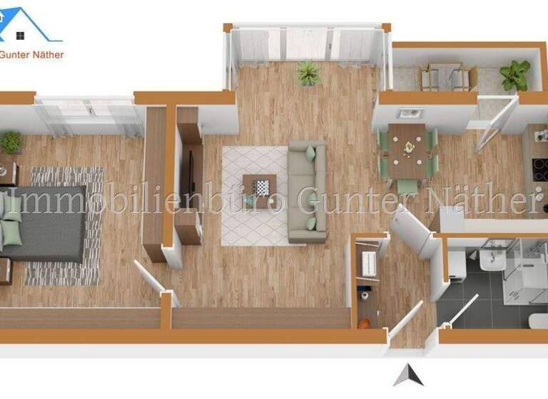 Wohnung zum Kauf 160.000 € 2 Zimmer 60 m² 4. Geschoss Paunsdorf Leipzig / Paunsdorf 04328