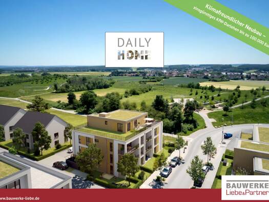 Terrassenwohnung zur Miete 950 € 2 Zimmer 52 m² Geschoss EG/3 frei ab 01.12.2025 Herzo Base Herzogenaurach 91074