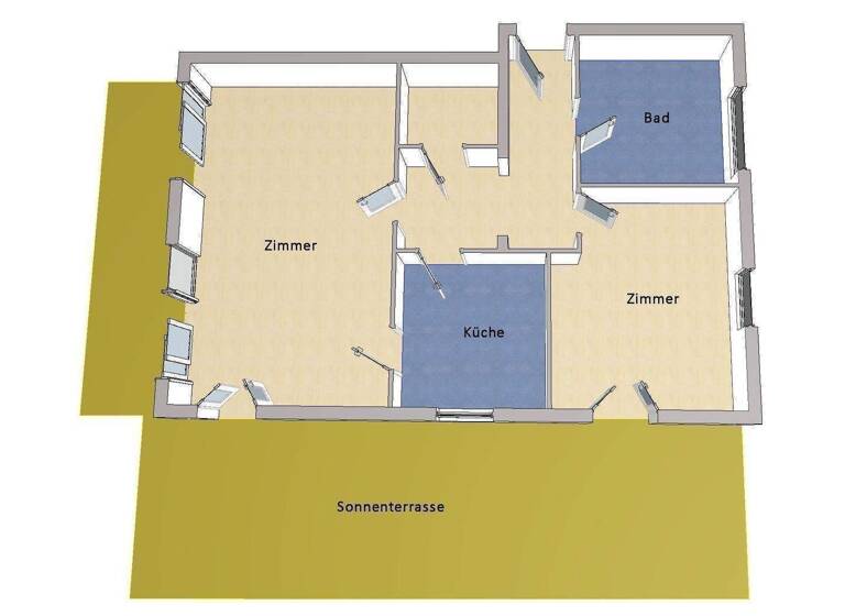 Wohnung zum Kauf 340.000 € 2 Zimmer 95 m² Neu Fahrland Potsdam 14476