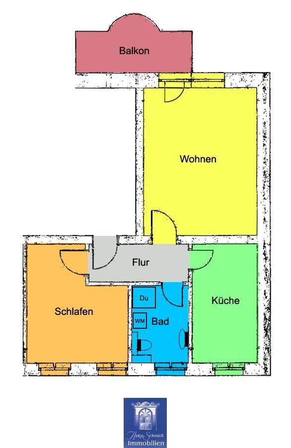 Wohnung zur Miete 297 € 2 Zimmer 54 m²<br/>Wohnfläche Döbeln Döbeln 04720