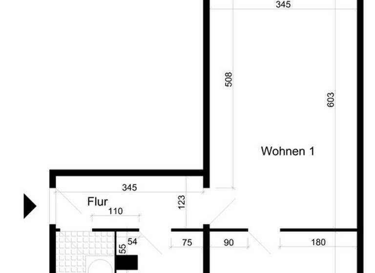 Wohnung zur Miete 360 € 2 Zimmer 52,9 m² 4. Geschoss frei ab 01.05.2026 Sudermannstr. 6 Stadtfeld Ost Magdeburg 39108
