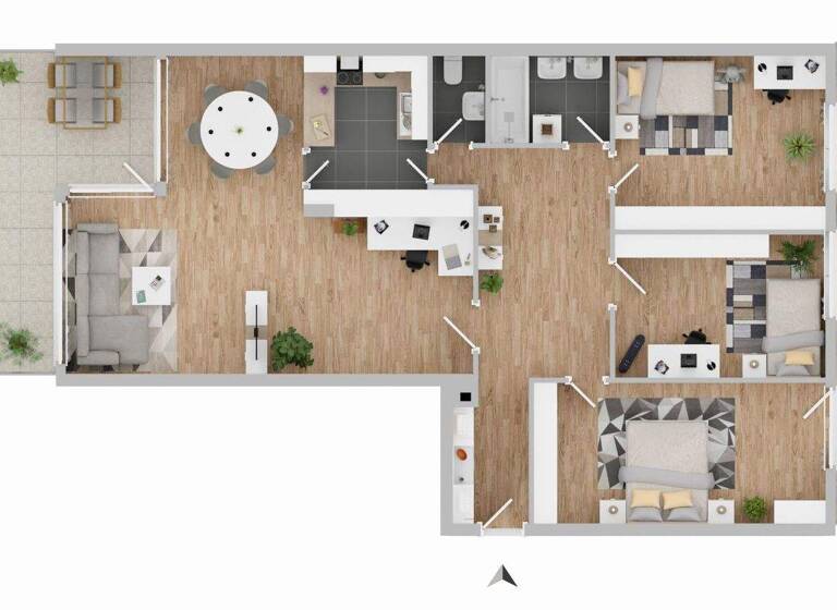 Wohnung zum Kauf 448.000 € 4 Zimmer 107,8 m² 4. Geschoss Heumaden Stuttgart 70619