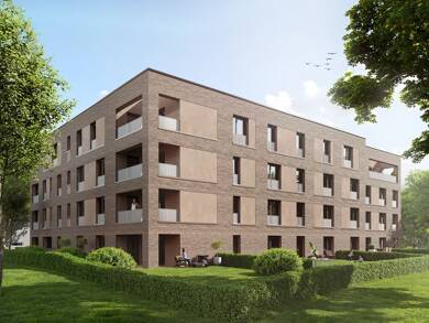 Terrassenwohnung zum Kauf - Neubau provisionsfrei 325.766 € 2 Zimmer 53 m² EG Hermelinweg 61 Bad Nauheim Bad Nauheim 61231