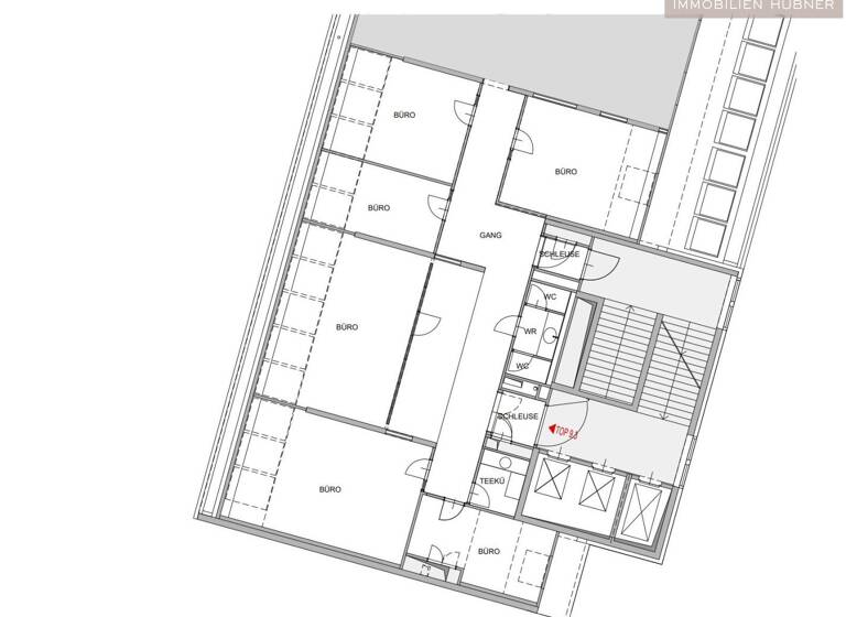 Bürofläche zur Miete 3.280 € 6 Zimmer 218,6 m² Bürofläche Wien 1040