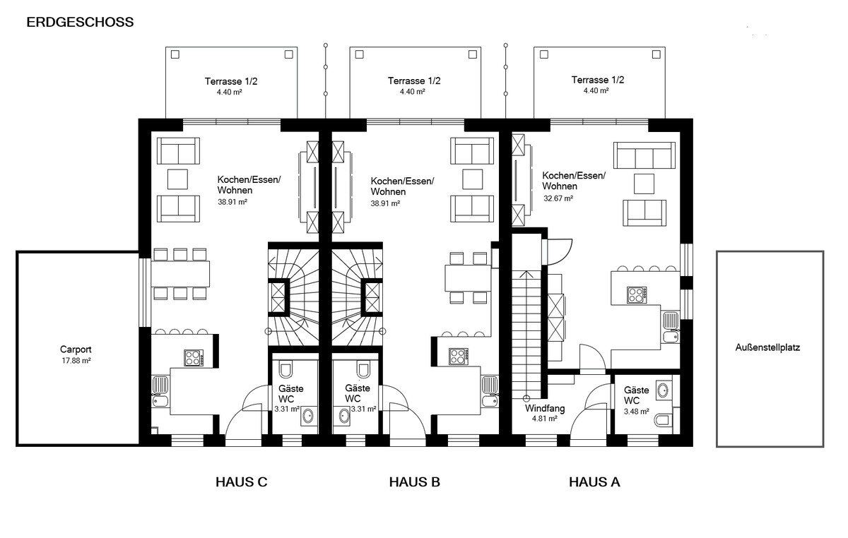 Reihenendhaus zum Kauf 965.000 € 5 Zimmer 125 m²<br/>Wohnfläche 217 m²<br/>Grundstück Lochhausen München 81249