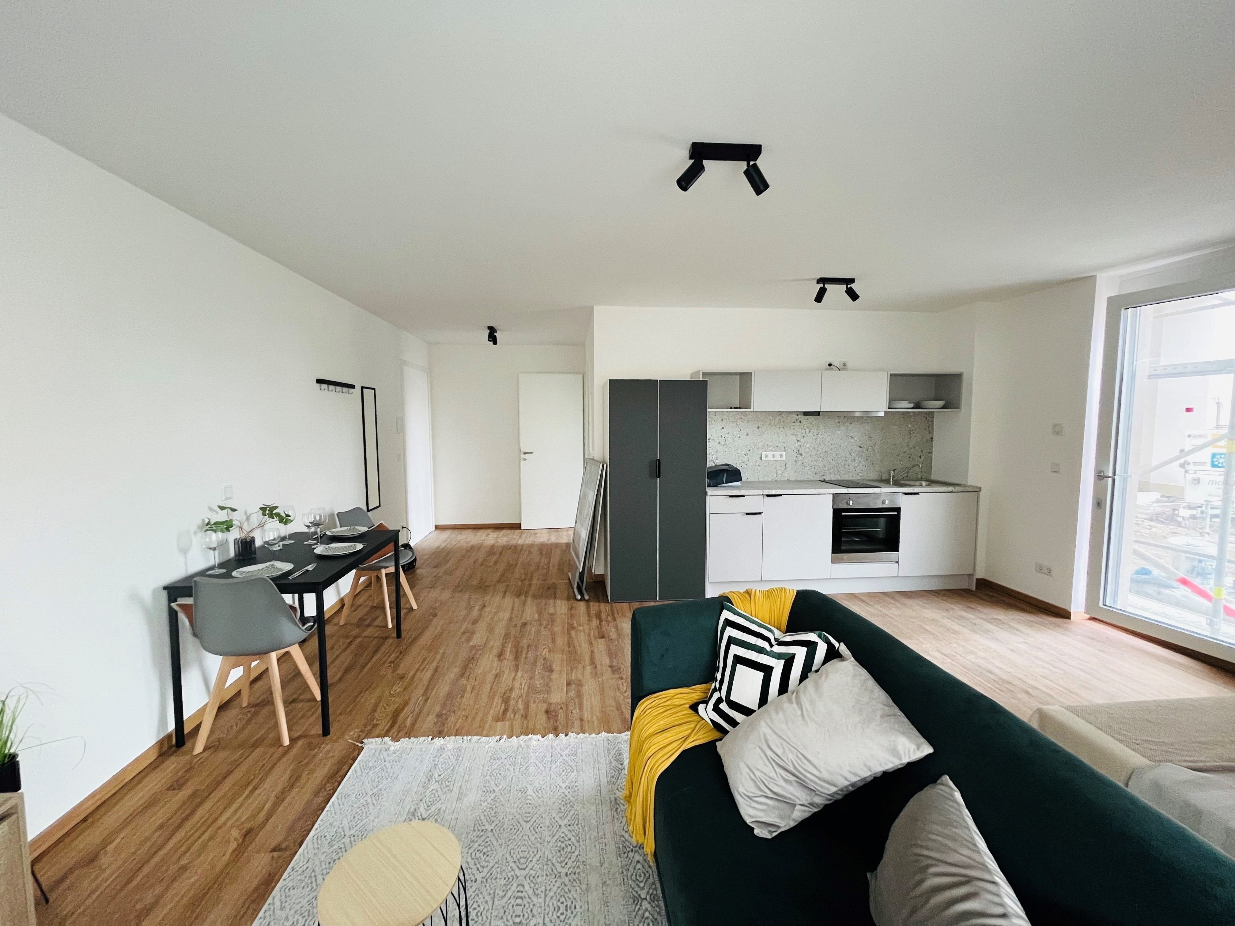 Terrassenwohnung zur Miete 659 € 1 Zimmer 42,5 m²<br/>Wohnfläche EG<br/>Geschoss ab sofort<br/>Verfügbarkeit Am historischen Lokschuppen 16 Stadtpark / Stadtgrenze 20 Fürth 90762