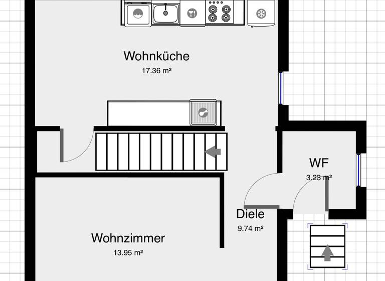 Einfamilienhaus zur Miete 990 € 3,5 Zimmer 100 m² 200 m² Grundstück frei ab sofort Bad Lauchstädt 06246