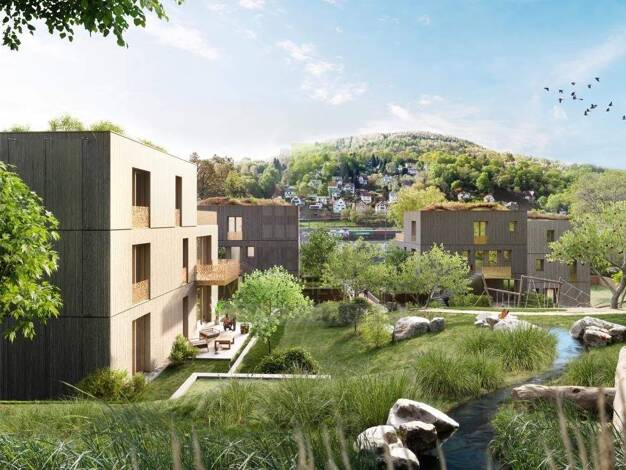 Wohnung zum Kauf - Neubau provisionsfrei 1.045.000 € 4 Zimmer 116,5 m² EG Ziegelhausen Heidelberg 69118