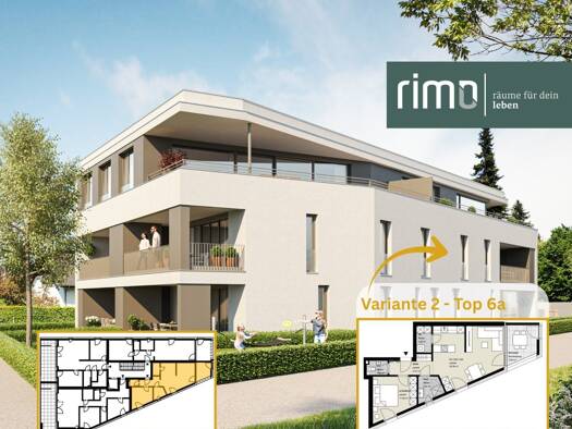 Wohnung zum Kauf - Neubau 369.000 € 2 Zimmer 51,9 m² 1. Geschoss Enderstraße 26 Altach 6844