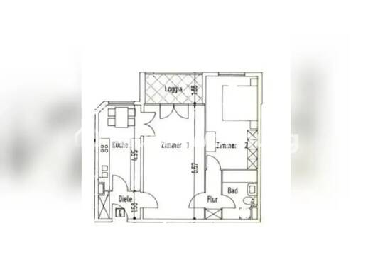 Wohnung zur Miete Tauschwohnung 550 € 2 Zimmer 65 m² 4. Geschoss Grunewald Charlottenburg-Wilmersdorf 10585