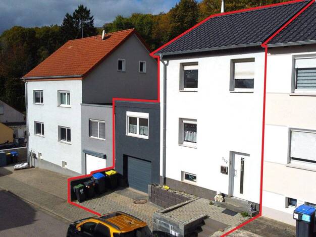 Reihenmittelhaus zum Kauf 234.900 € 5 Zimmer 115 m² 255 m² Grundstück Altenkessel Saarbrücken 66126