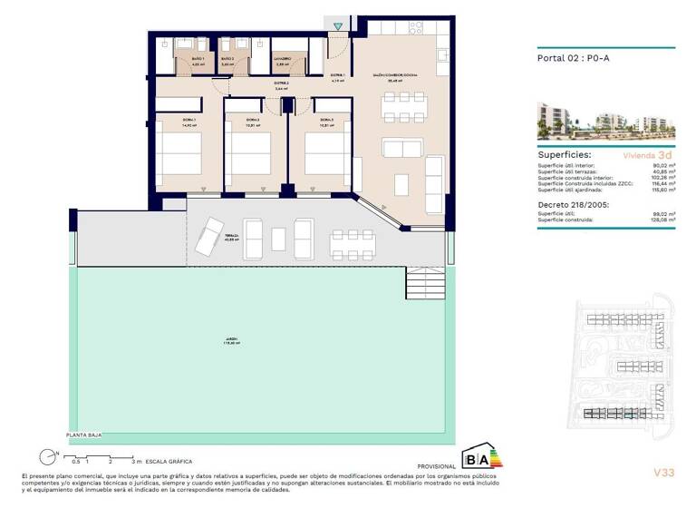 Wohnung zum Kauf provisionsfrei 368.000 € 4 Zimmer 116 m² Avenida del Mar Almerimar 04711
