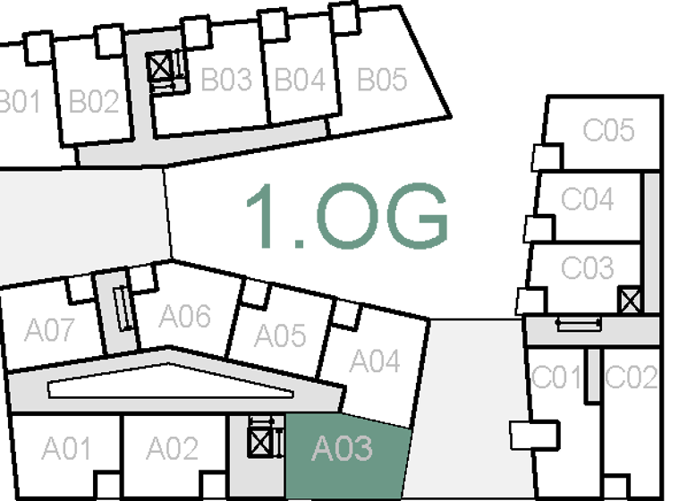 Wohnung zum Kauf provisionsfrei 307.620 € 2 Zimmer 68,4 m² 1. Geschoss Melle-Mitte Melle 49324