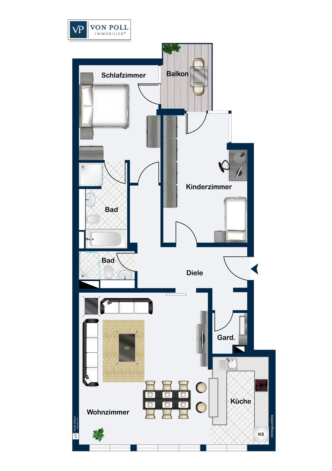 Wohnung zum Kauf 919.000 € 3 Zimmer 112 m²<br/>Wohnfläche ab sofort<br/>Verfügbarkeit Wilmersdorf Berlin 10719