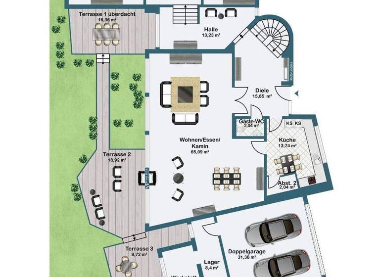 Einfamilienhaus zum Kauf 1.350.000 € 6 Zimmer 311 m² 1.049 m² Grundstück Kirchrode Hannover / Kirchrode 30559