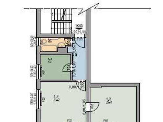 Wohnung zur Miete 406 € 2 Zimmer 42,7 m² 1. Geschoss frei ab 01.11.2026 Kropbacher Weg 55 Gießen Gießen 35398