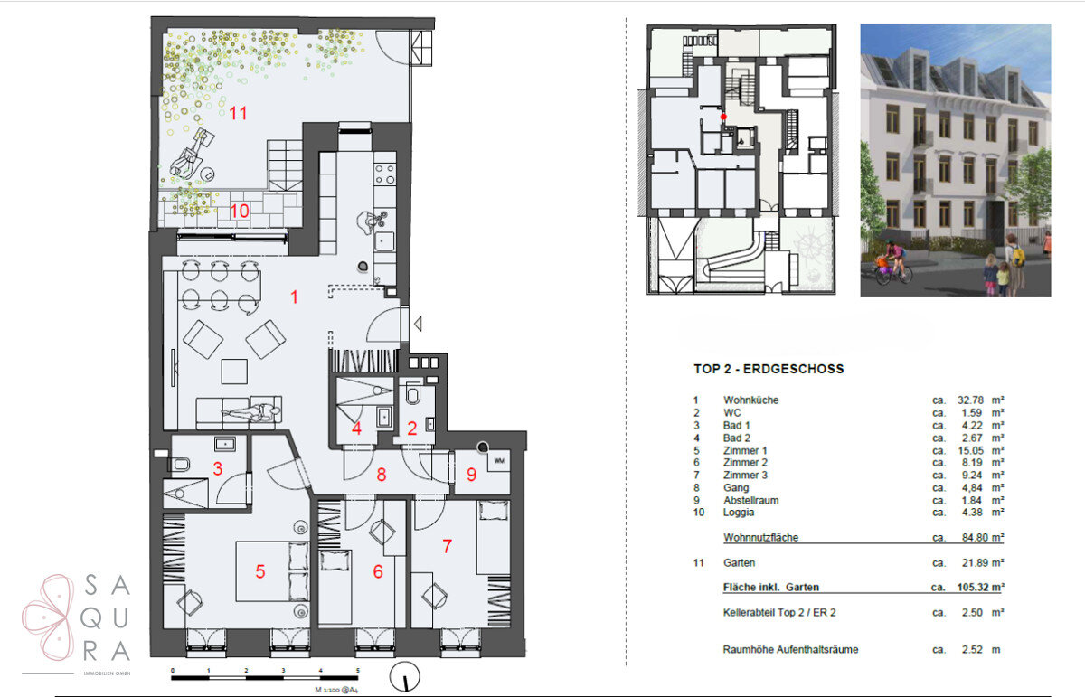 Wohnung zum Kauf 769.000 € 4 Zimmer 84,8 m²<br/>Wohnfläche Wien, Hietzing / Wien 13., Hietzing 1130