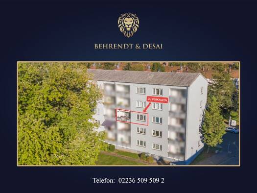 Wohnung zum Kauf 179.000 € 3 Zimmer 58,2 m² 2. Geschoss Humboldt-Gremberg Köln 51105