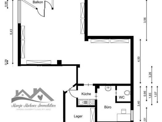 Laden zur Miete 900 € 3 Zimmer 51 m² Verkaufsfläche Jever 26441