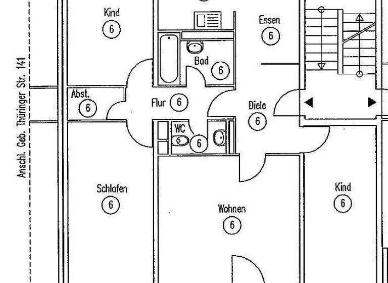 Wohnung zum Kauf provisionsfrei 215.500 € 4 Zimmer 98,7 m² 2. Geschoss Thüringer Straße 139 Vogelstang Mannheim 68309