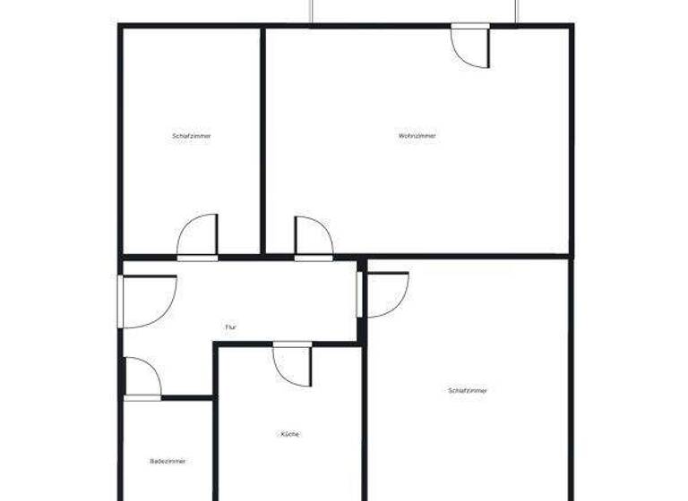 Wohnung zur Miete 662 € 3 Zimmer 64,7 m² 2. Geschoss frei ab 15.03.2026 Schneewittchenweg 14 Moisling Lübeck 23560