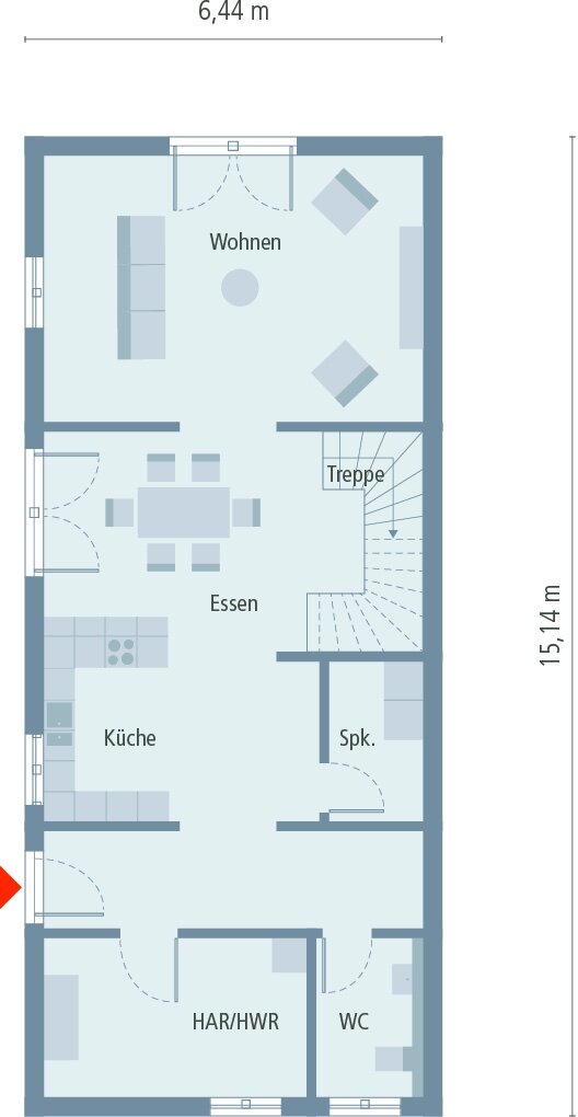 Doppelhaushälfte zum Kauf 436.900 € 4 Zimmer 194 m²<br/>Wohnfläche 960 m²<br/>Grundstück Naila Naila 95119