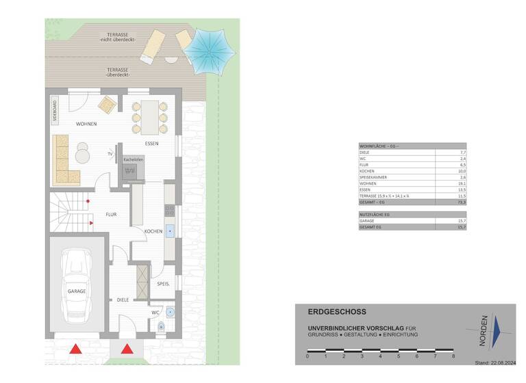 Doppelhaushälfte zum Kauf 1.350.000 € 6 Zimmer 162 m² 458 m² Grundstück Gmund 83703