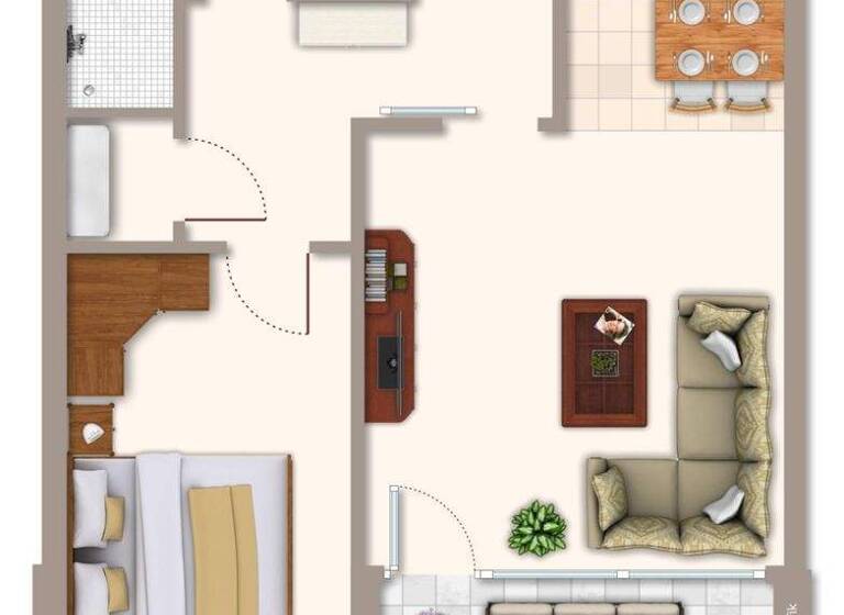 Wohnung zum Kauf 165.000 € 2 Zimmer 45 m² Büsum 25761