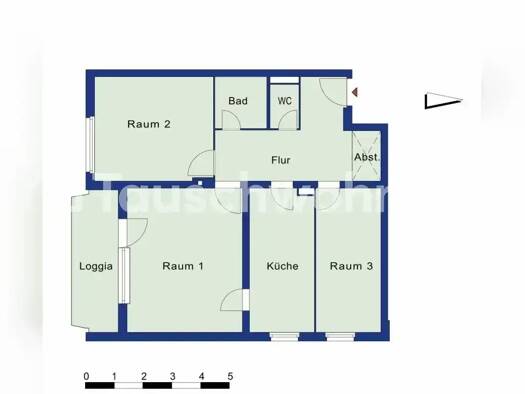Wohnung zur Miete Tauschwohnung 600 € 3 Zimmer 78 m² 3. Geschoss Spandau Berlin 13627