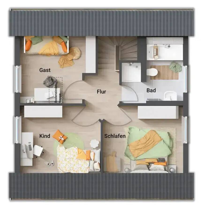 Immobilie in Burg Stargard - wer jetzt noch Miete zahlt ist selber schuld! www.mkm-massivhaus.de - Bild 4