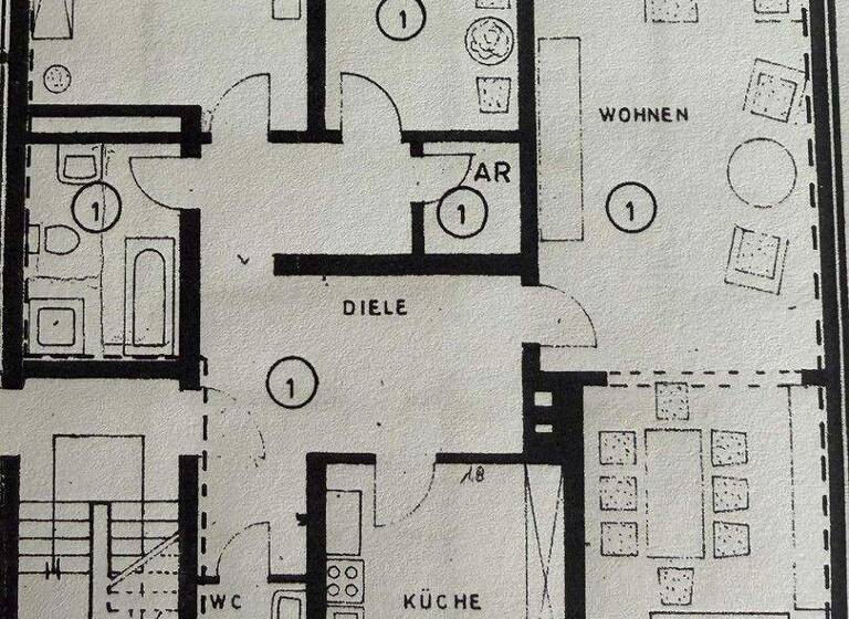 Wohnung zur Miete 1.480 € 3 Zimmer 122,5 m² 1. Geschoss Königsdorf Frechen 50226