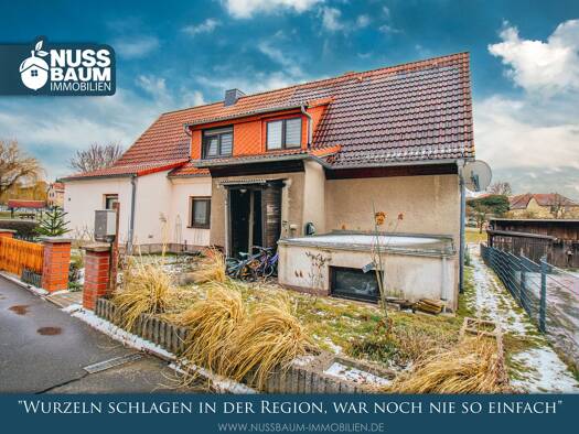Doppelhaushälfte zum Kauf 79.000 € 3 Zimmer 77 m² 152 m² Grundstück Ortsstraße 28 Schmorda 07389