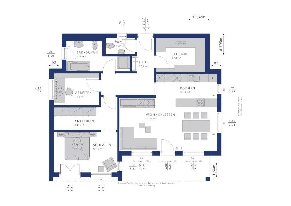 Haus zum Kauf 491.658 € 4 Zimmer 93 m²<br/>Wohnfläche 346 m²<br/>Grundstück Stadtzentrum 1 Worms 67549