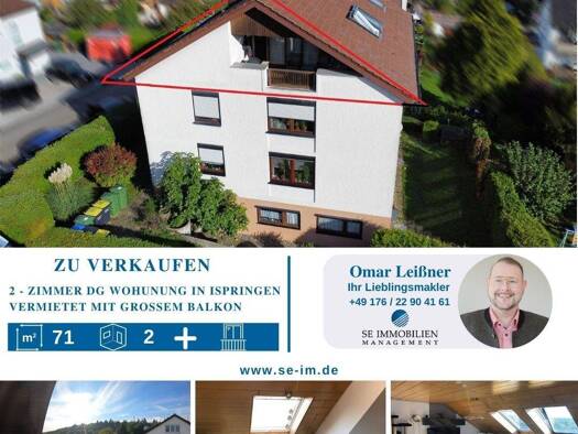 Wohnung zum Kauf 178.000 € 2 Zimmer 71 m² Ispringen 75228