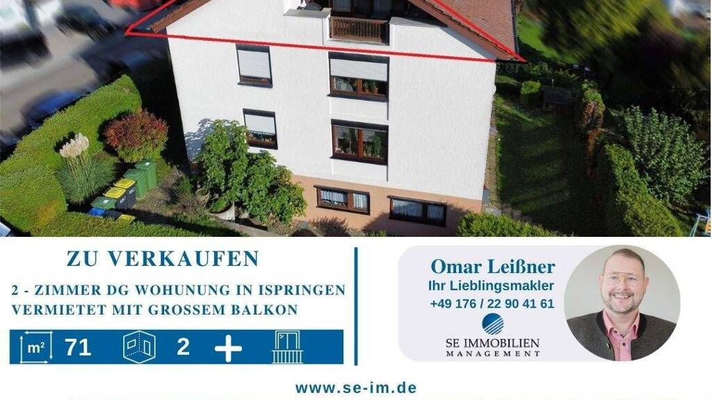 Wohnung zum Kauf 178.000 € 2 Zimmer 71 m² Ispringen 75228