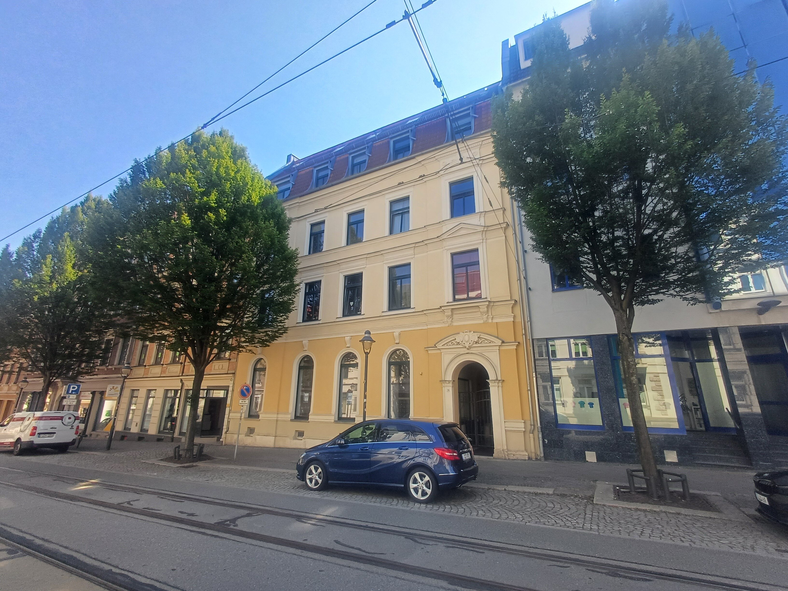 Studio zum Kauf 39.900 € 2 Zimmer 42,4 m²<br/>Wohnfläche 2.<br/>Geschoss Bahnhofstraße 23 Mitte - West 133 Zwickau 08056