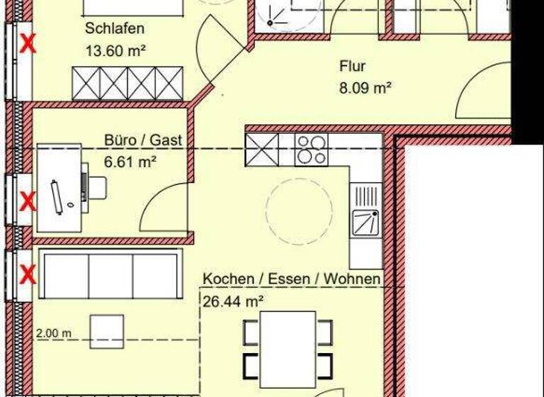 Wohnung zum Kauf - Erstbezug provisionsfrei 258.000 € 3 Zimmer 70,7 m² EG frei ab 01.04.2026 Rastdorfer Straße 2 Werlte 49757